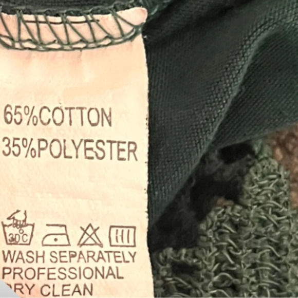 Women's Green Round Neck Relaxed Fit Sleeveless Tunic Lace‎ Trim Small | GUC - Picture 6 of 6